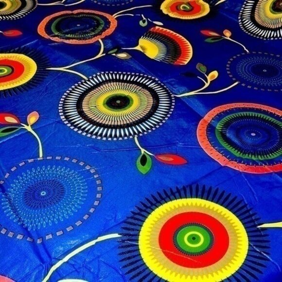 60” Round Flannel Back Vinyl Table Cloth - Picture 1 of 1